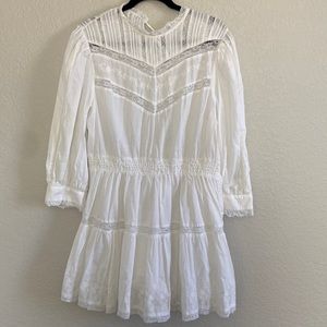 NWT LoveShackFancy x Target Talulah White
Pintuck Dress. Size L